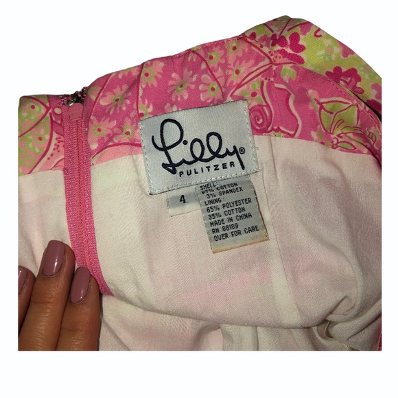 VINTAGE Lilly Pulitzer Dress Beach Blanket Bingo - Picture 4 of 5